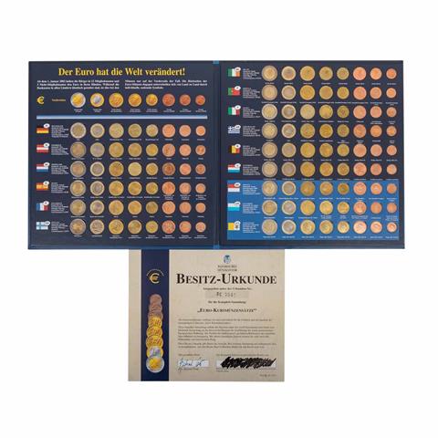 Komplett-Sammlung "Euro-Kursmünzensätze" -