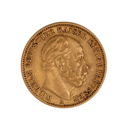 Dt. Kaiserreich /GOLD - Preussen, Wilhlem I. 20 Mark 1872-A
