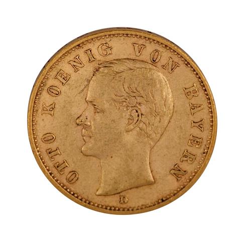Bayern/GOLD - 20 Mark 1905 D Otto,