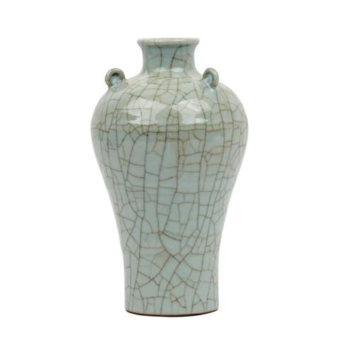 Vase aus Porzellan mit 'Ge'-Glasur. CHINA, um 1900,