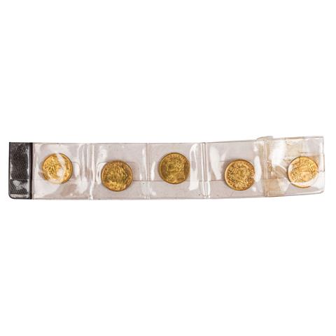 Schweiz/GOLD - 5 x 20 Franken Vreneli