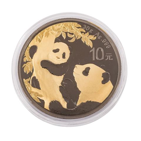 Volksrepublik China /SILBER - 10 Yuan Panda 2021