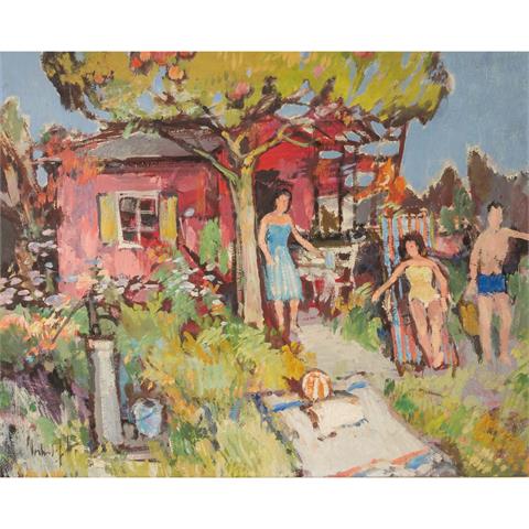 HARTMANN, NORBERT GERD (1914-1969), "Garten im Sommer",
