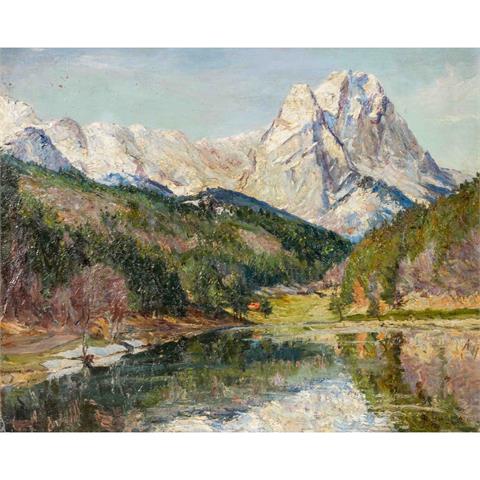 HÖHLIG, GEORG (1879-1940), "See in den Alpen",