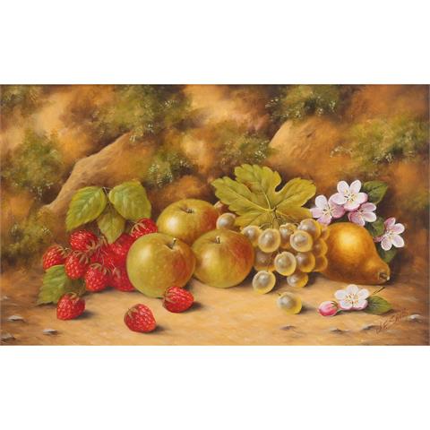 SMITH, JOHN F. (1934) 'Früchtestillleben mit Birne, Äpfeln, Trauben und Erdbeeren'.