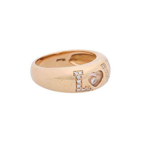 CHOPARD Ring "LOVE" mit Brillanten zus. ca. 0,3 ct,