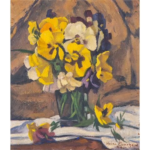 EBERHARD, HEINRICH (1884-1973), "Stiefmütterchen in Vase",