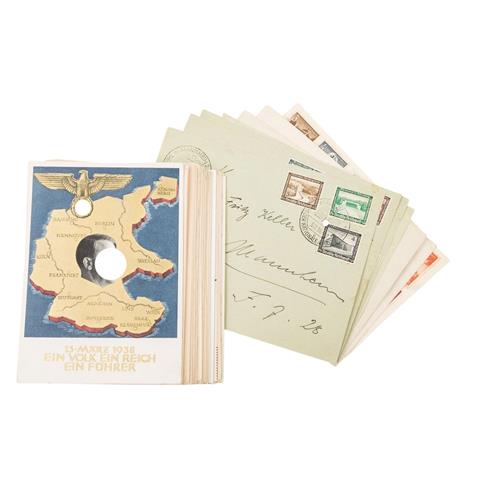 Deutsches Reich 1933-1945 - Konvolut Karten und Briefe
