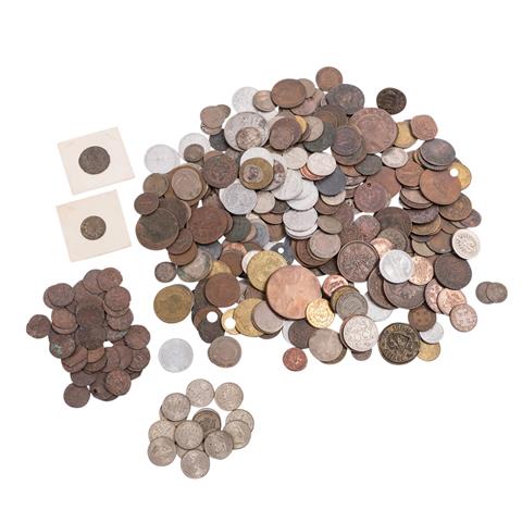 Alte Fundgrube - Gut befüllte Tüte mit Kleinmünzen des