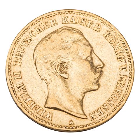 Preussen/GOLD - 10 Mark 1900 A