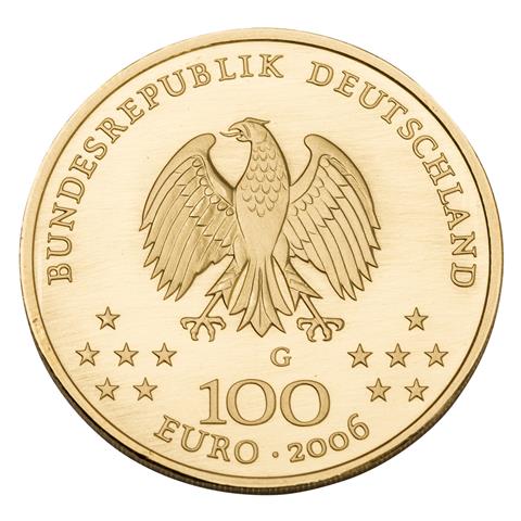 BRD/GOLD - 100 Euro 2006 G Weimar,
