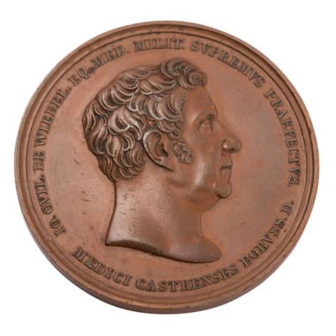 Bronzemedaille - Medicina in numis. Auf sein 50jähriges Dienstjubiläum 1834