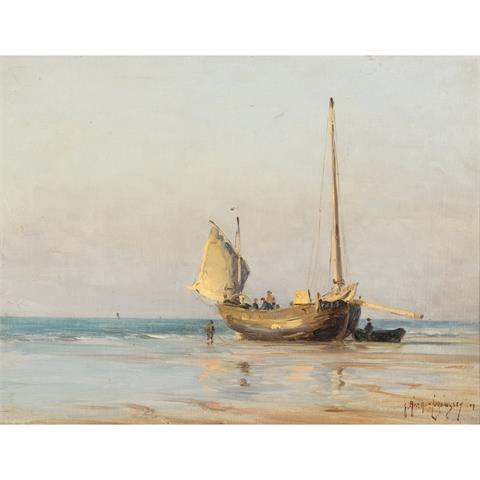 RICARD-CORDINGLEY, GEORGES R. (1873-1939) "Fischerboot"