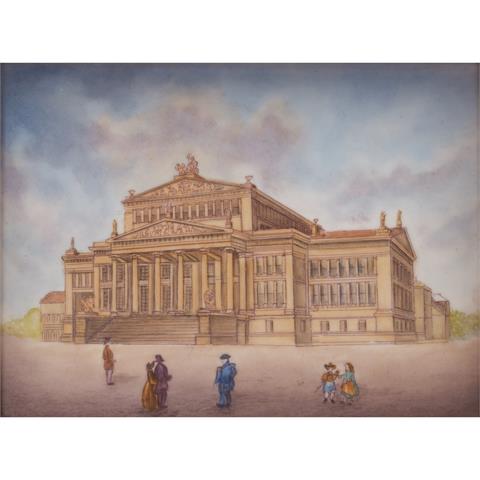 KPM, Porzellanbild "Deutsche Oper Berlin", ab 1825