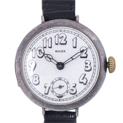 ROLEX Antike Silber Armbanduhr ca. 1910-1918