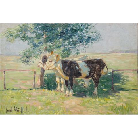 WÜRFFEL, HANS (1884-1974) "Kühe im Halbschatten"