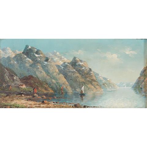 WUERZ, HERMANN (1836-1899) "Harlanger Fjord"