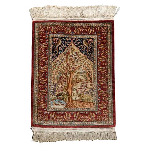 Orientteppich aus Seide. KALABSCHA/ÄGYPTEN, 20. Jh., 70x52 cm