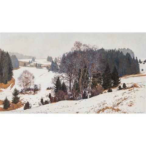 NEUBRAND, OTTO (1911-1975), "Verschneite Landschaft",
