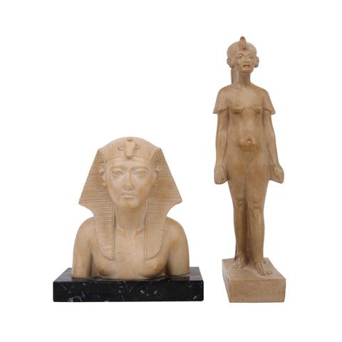 2 ägyptische Museums-Repliken: