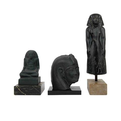 3 ägyptische Museums-Repliken: