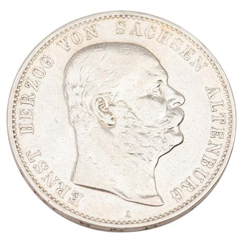 Deutsches Kaiserreich / Sachsen Altenburg - 5 Mark 1901, Herzog Ernst,