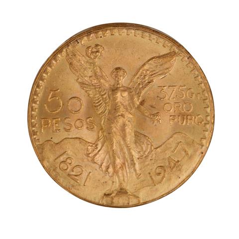 Mexiko /GOLD - 50 Pesos 1821-1947