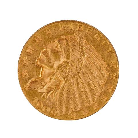 USA /GOLD - 5 Dollar Indian Head 1909