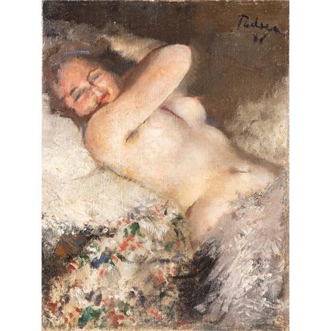 PADUA, PAUL MATHIAS (1903-1981), "Schlafender weiblicher Halbakt",