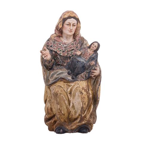 NORDITALIENISCHER BILDSCHNITZER 18./19. Jh. „Heilige Maria mit Anna“,