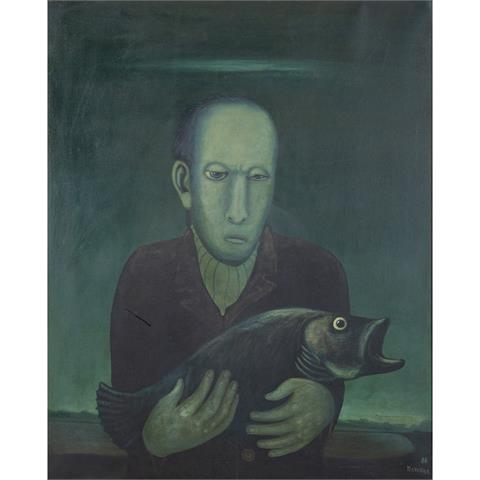 TISNIKAR, JOZE (1928-1998), "Mann mit Fisch",