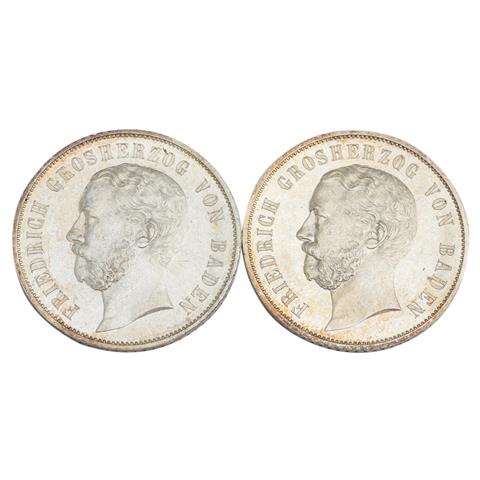 Baden-Durlach - 2 x 1 Gulden 1867