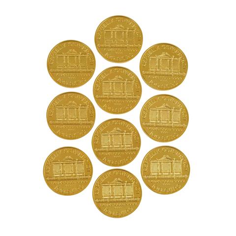 10 x Österreich/GOLD - 100€ 2006, Wiener Philharmoniker,