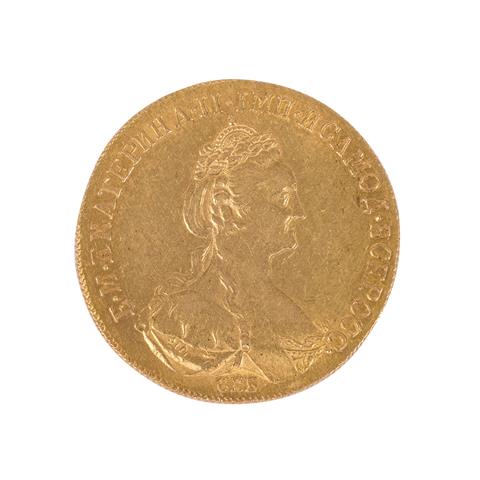 Russland/GOLD - 10 Rubel 1778