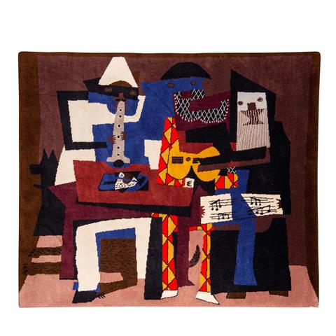 Künstlerteppich nach Pablo Picasso (1881-1973).
