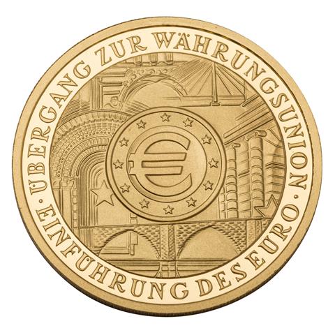 BRD/GOLD - 100 Euro 2002 A Währungsunion,