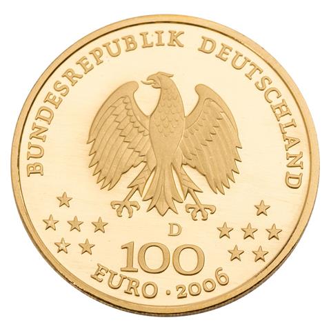 BRD/GOLD - 100 Euro 2006 D