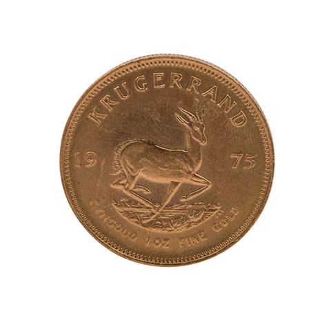 Südafrika/GOLD - 1 x 1 oz. Gold, 1 Krügerrand 1975,