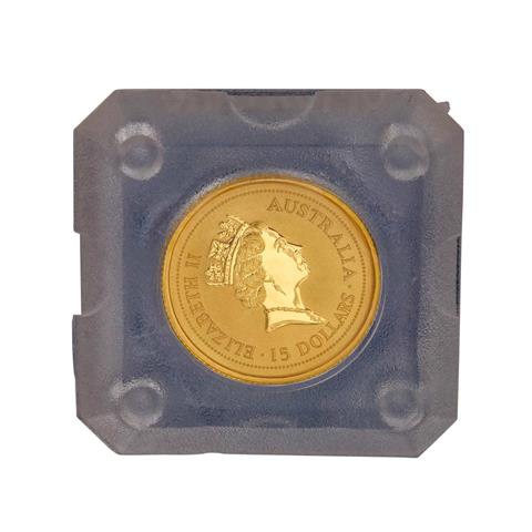 Australien /GOLD - 15 $ Elisabeth II. 1/10 oz Australian Nugget 1994