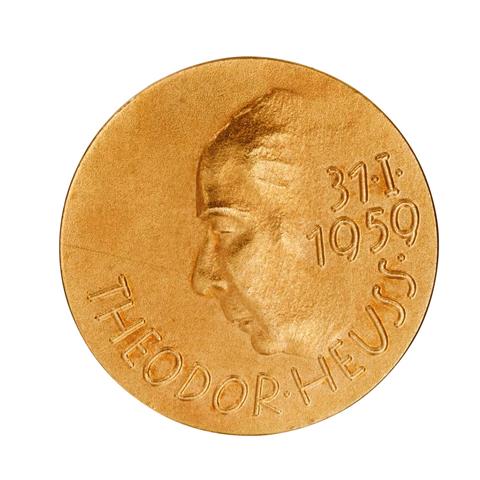 Goldmedaille / Theodor Heuss - 31.1.1959
