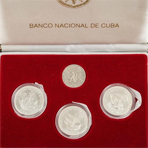 Kuba - Die Entdeckung Amerikas, 3 x 5 Pesos 1981,