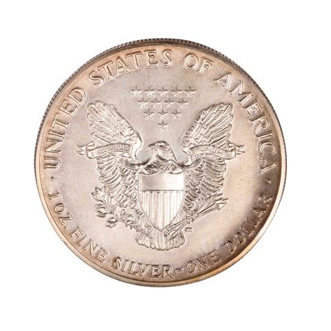 USA /SILBER - 1 $ American Silver Eagle 1 oz 1987