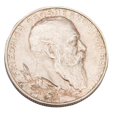 Deutsches Kaiserreich / Baden - 2 Mark 1902, Grossherzog Friedrich,