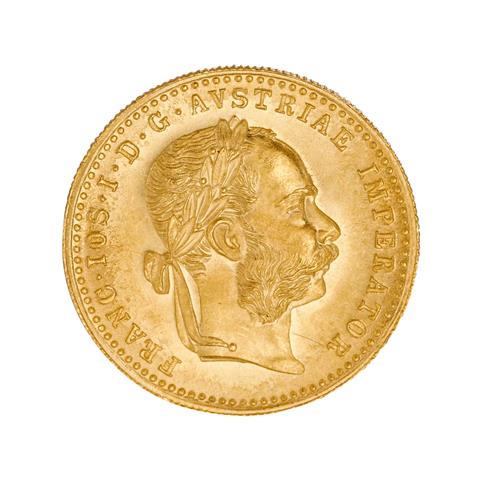 Österreich /GOLD Josef I. - 1 Dukat 1915/NP
