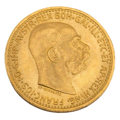 Österreich/GOLD - 10 Kronen 1912/NP, Franz-Joseph,