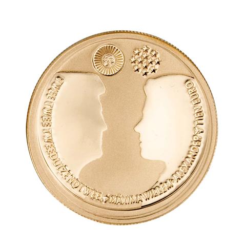 Niederlanden /GOLD - 10 Euro 'Die Hochzeitsmünze' 2002 PP