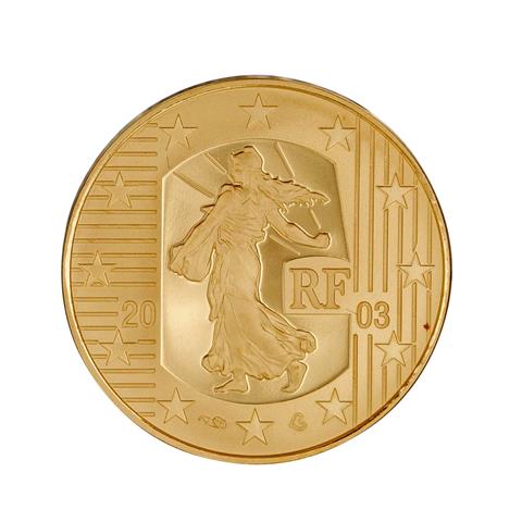 Frankreich /GOLD - 10 Euro 'Die Säerin' 2003 PP