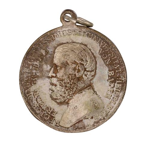 Altdeutschland, Medaille - Baden-Durlach, Friedrich I., 1852-1907