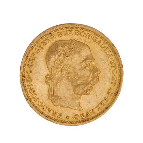 Österreich/GOLD - 20 Kronen 1905, Franz Joseph, ss,