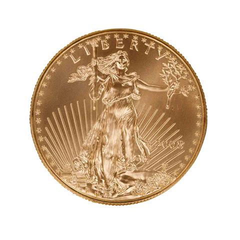 USA/GOLD - 50 Dollars 2008, American Eagle, vz-stgl,